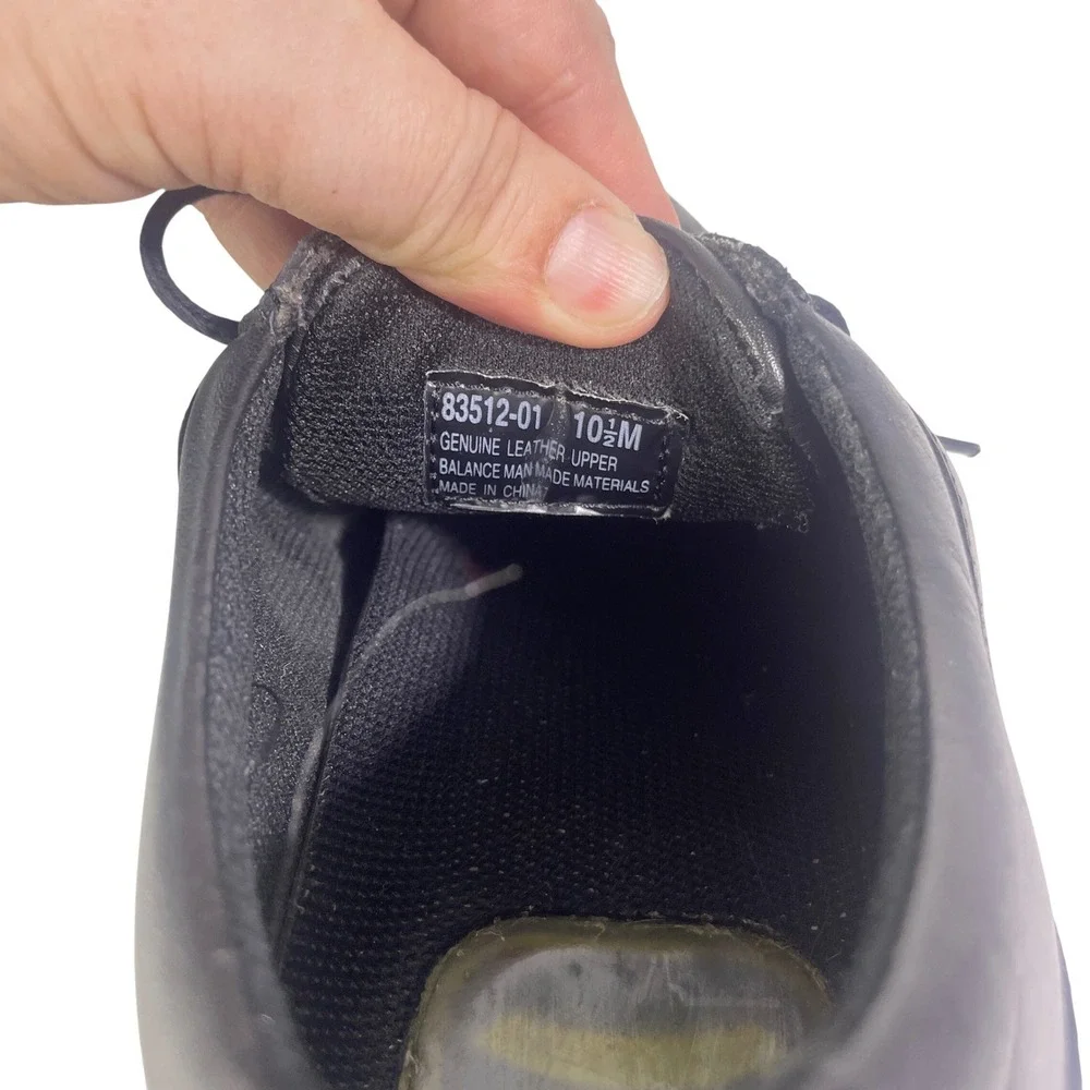 Nunn Bush Leather Dress Shoes Men's 10.5 M Black Wingtip Oxford Comfort Gel